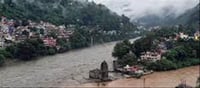 Two tourists were washed away in the Ganga at Rishikesh...